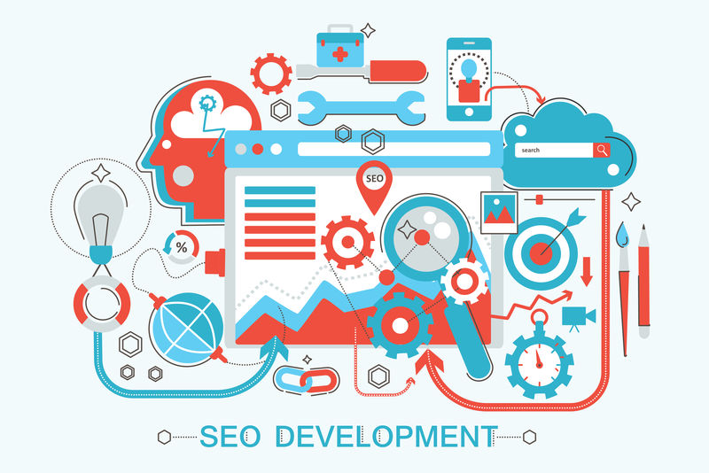 現(xiàn)代平面細(xì)線設(shè)計(jì)網(wǎng)頁橫幅網(wǎng)站,介紹,傳單和海報(bào)的網(wǎng)頁開發(fā)概念。